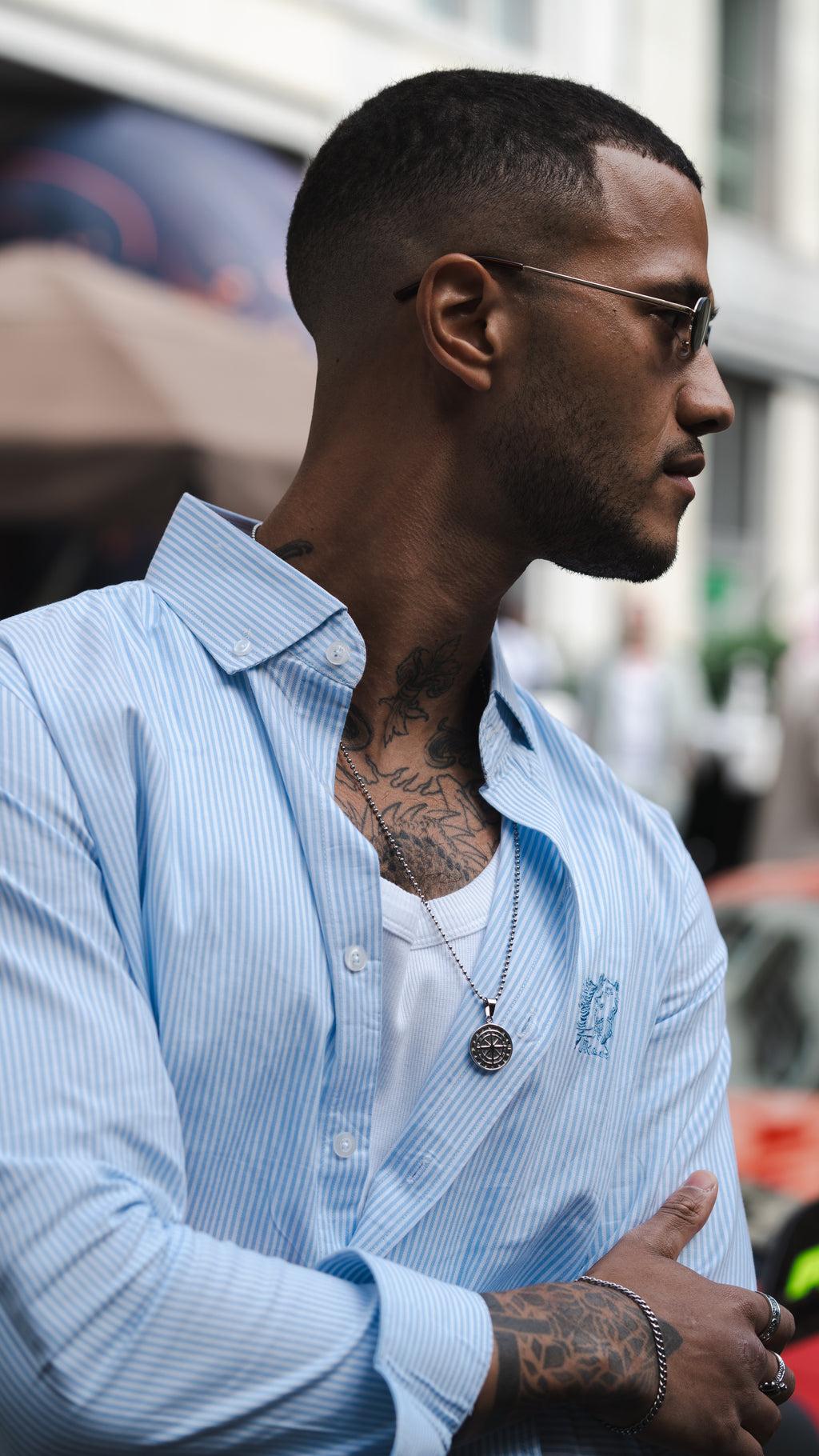 Shirt "Cote d'Azur" Ocean Blue Men