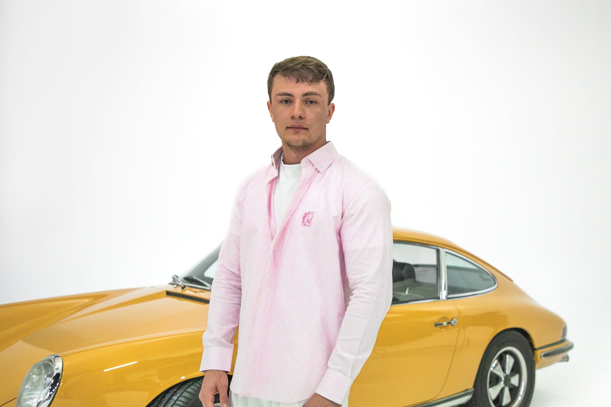 Hemd "Cote d'Azur" Miami Pink Herren