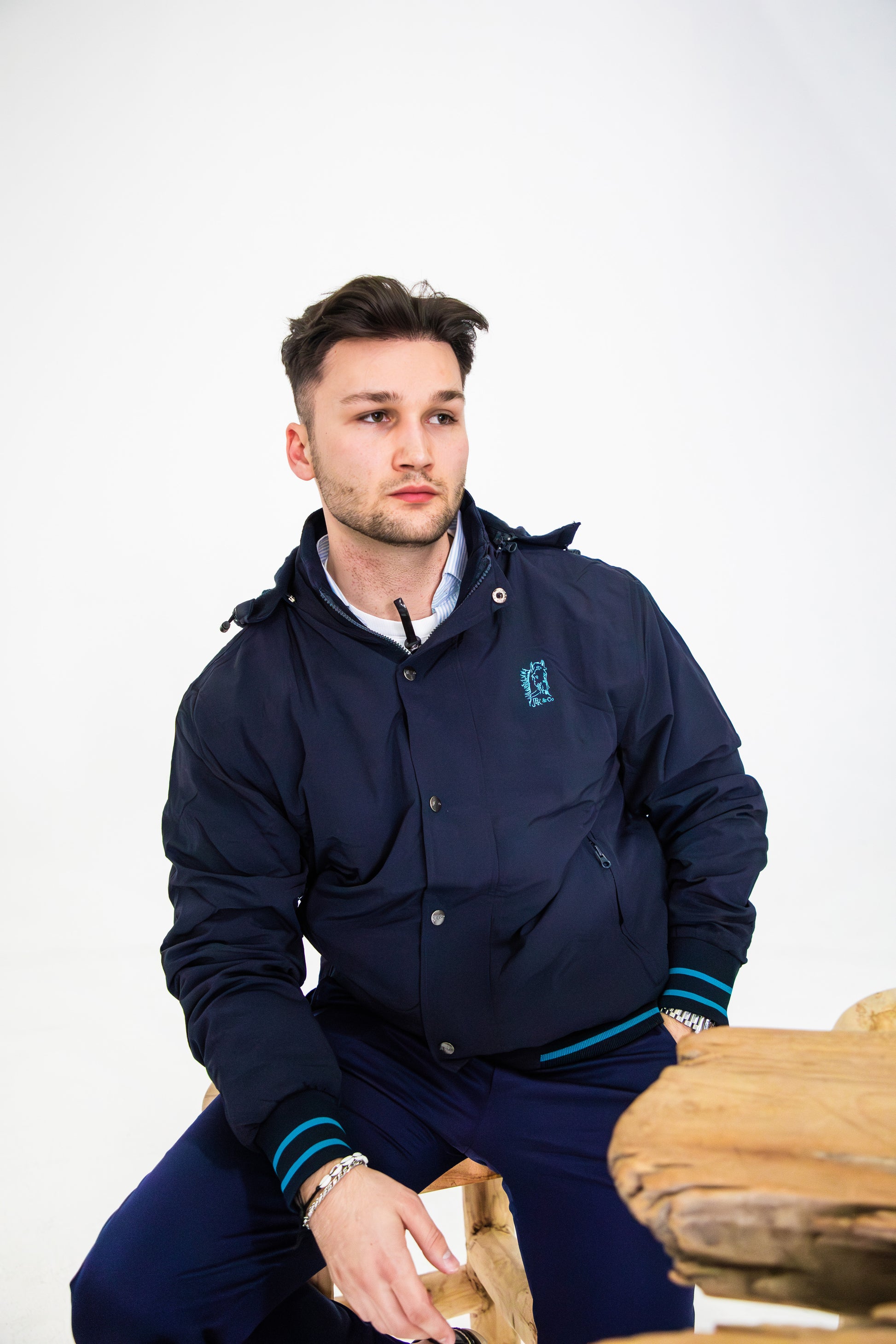 Reiter Jacke Navy Blue